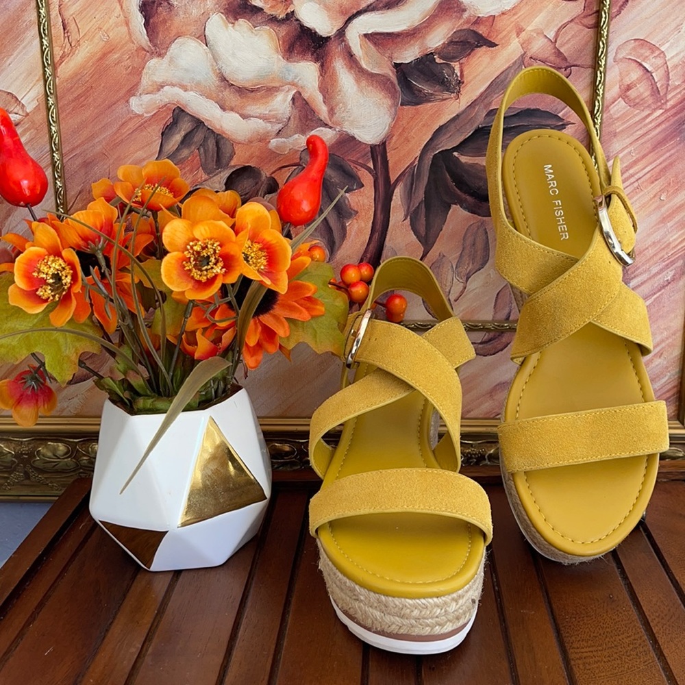 Marc Fisher Espadrille wedge sandals